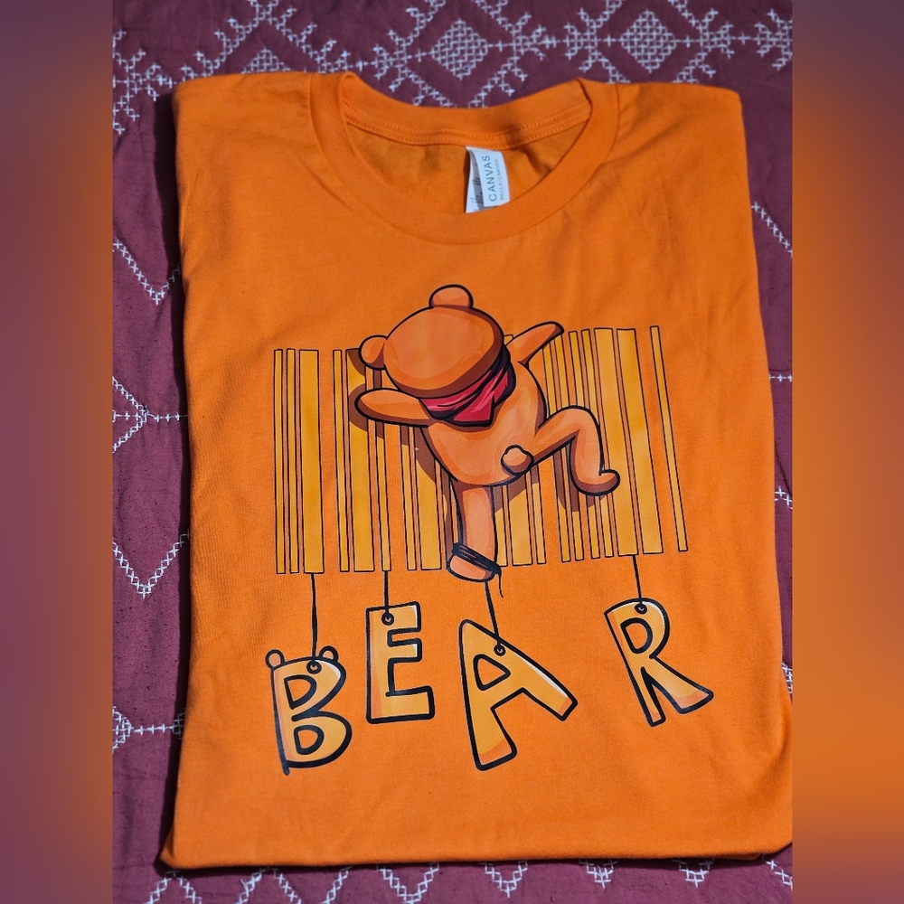 T-SHIRT Orange Bear